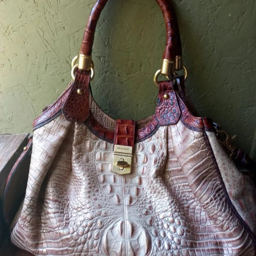 Brahmin Celia featured in "Praline La Sierra" NWT